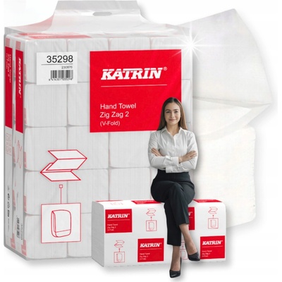 Katrin Classic Handy Pack ZZ 2 vrstvy, bílé, 4000 ks – Zboží Dáma