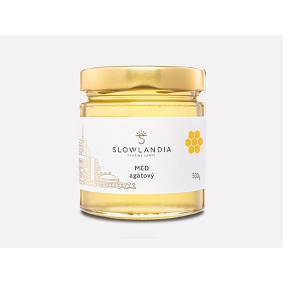 Slowlandia Med agátový 500 g