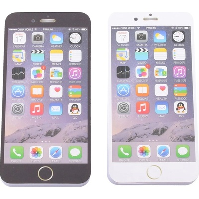 WIKY Notes iPhone 7,8 x 16 cm černá 50 stran – Zboží Dáma