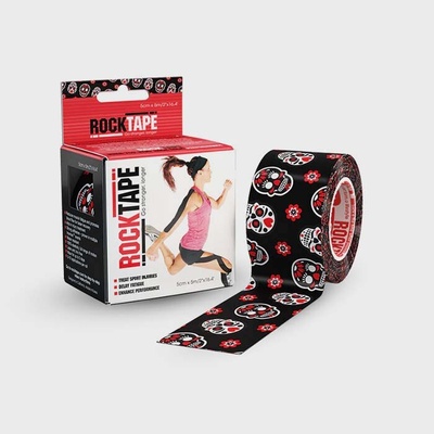 Rock Tape Tejpovací páska lebky s květinami 5 cm x 5 m