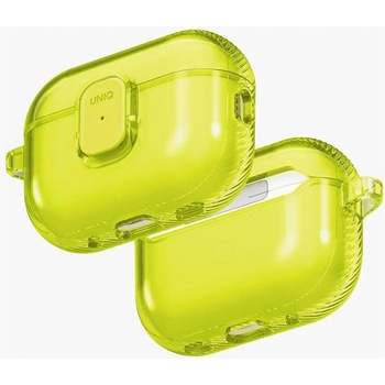 Uniq Glase Pro Case за AirPods Pro 3 Lock Case - Прозрачно жълт (8886463696842)