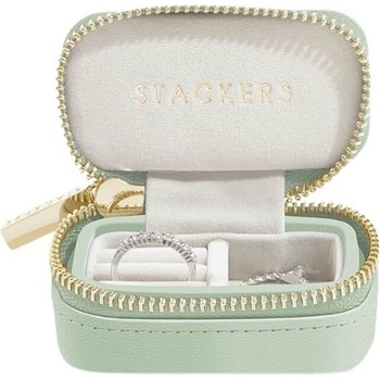 Stackers Пътническа кутия за бижута Stackers Travel petite зелена салвия (74621)