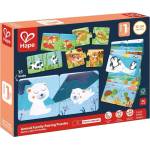 Hape Образователен пъзел Hape International - Семействата на животните, 36 части (H1664) - baby