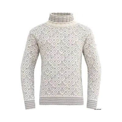 Devold SVALBARD svetr s rolákem Offwhite/Grey – Zbozi.Blesk.cz