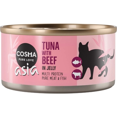 Cosma Asia v želé tuniak s hovädzím 6 x 170 g
