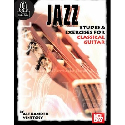 Jazz Etudes & Exercises for Classical Guitar + Audio Online / klasická gitara
