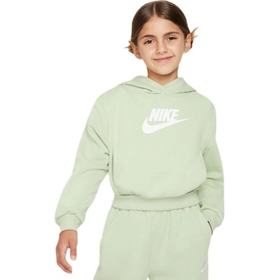 Nike Дамска блуза Nike Sportswear Club Fleece Crop Hoodie - Ментов