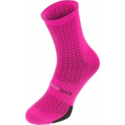 R2 ponožky Endurance ATS11E/Neon Pink