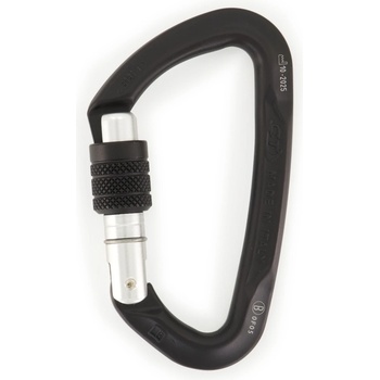 Climbing Technology Винтов карабинер Climbing technology Lime SG Screwgate carabiner - Black / Silver - размер Screw Gate (322-0218-0511)
