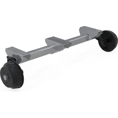 KNOTT VGB18 brzděná náprava pro přívěs / odtahový vůz 1800kg 1140/1248mm 1700mm 5x112