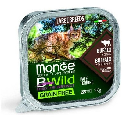 Monge BWild Grain Free LB ADULT Byvol so zeleninou 100 g