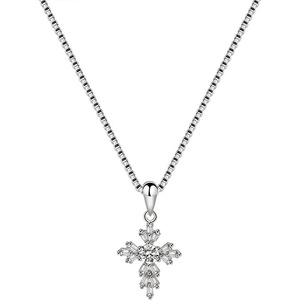 Silenti Jewelry Сребърно колие "Кръст