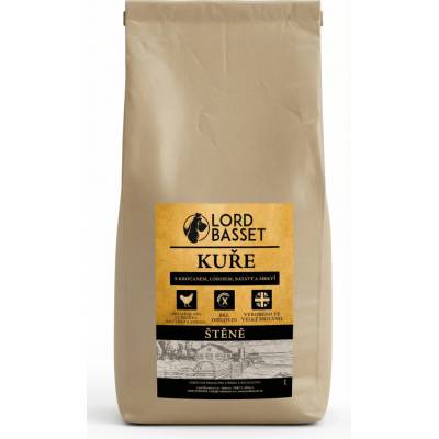 Lord Basset Štěně Bez obilovin Všechna plemena Kuře & Krůta & Losos 12 kg