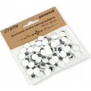 Penword Decoration Movable Eyelets RS-02 10mm Self Adhesive 100 Pieces