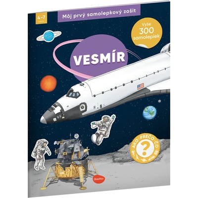 Môj prvý samolepkový zošit vesmír