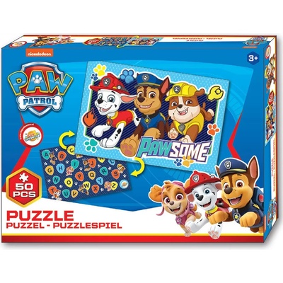 KupMa Paw Patrol Marshall Chase a Rubble 50 dílků