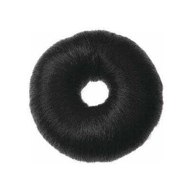 Výplň do drdolu ROUND bavlna 9cm, černá
