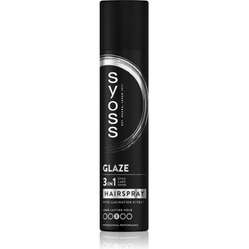 Syoss Intense Glaze Hairspray лак за коса със средна фиксация за блясък 300ml