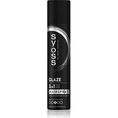 Syoss Intense Glaze Hairspray лак за коса със средна фиксация за блясък 300ml