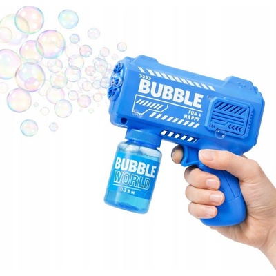 Automatický pistole na výrobu VELKÉHO množství mýdlových bublin na baterie