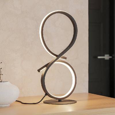 EGLO 901269 - LED Настолна лампа SERPINS LED/11, 4W/230V 3000K черен (EG901269)