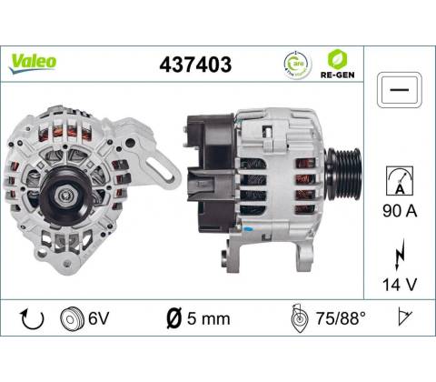 Alternátor VALEO 437403