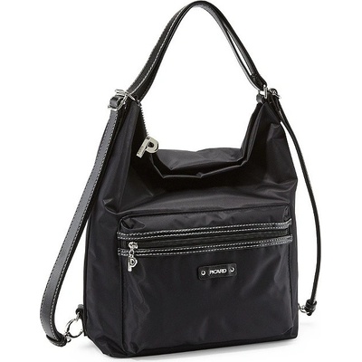 Picard dámska taška na rameno a batoh 2v1 Sonja Bag & Backpack /001 Black PI čierna
