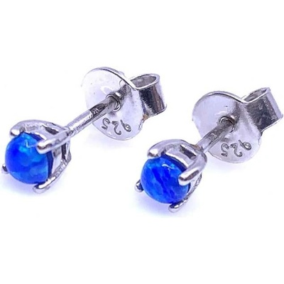 Jan Kos jewellery stříbrné náušnice s opálem 12122457