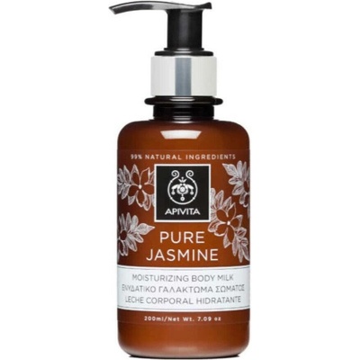 Apivita Pure Jasmine Body Milk hydratační tělové mléko 200 ml