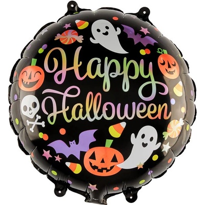 PartyPal Foliový balonek Happy Halloween 45cm