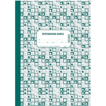 Протоколна книга, тв. к. вестник А4 100 л (112106015-1-50-1)