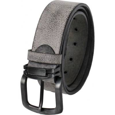Penny Belts pánský kožený opasek šedý