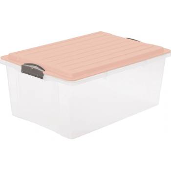 Rotho úložný box Compact 38L růžový