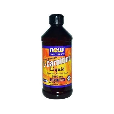 NOW Л-Карнитин течен 465 мл. - L-Carnitine Liquid Citrus 3000мг. - NOW FOODS, NF0064