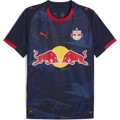 PUMA Футболна фланелка Puma RB Salzburg Away Shirt 2025 2026 Adults - Navy/Red