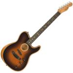 Fender American Acoustasonic Telecaster Сунбурст Електро-акустична китара
