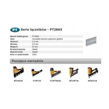 Bostitch NAILS PT 33` 2.8 x 63mm 2200 pcs