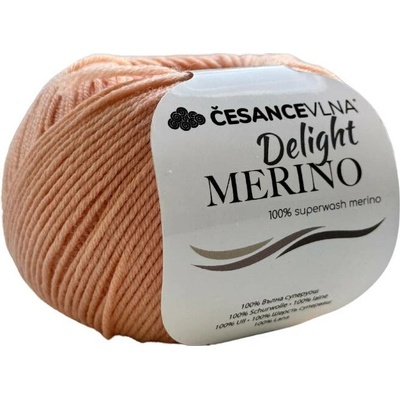 100% Merino příze - Delight tělová