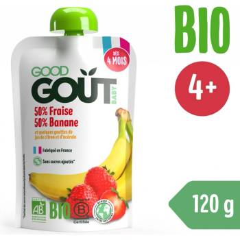 Good Gout Bio Jahoda s banánom 120 g