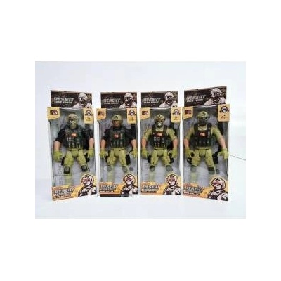 Hipo-p. g. golda AST. FIGURINES, Zolnierz, 30cm, 4 wz. , cards