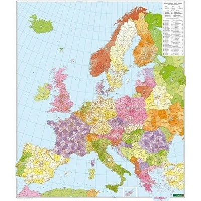 PLK EUB Evropa pošt.nástěnná, lištovaná