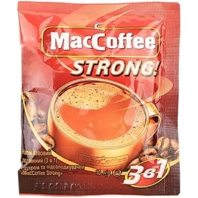 MacCoffee Káva 3 v 1 vrecúško STRONG 16 g