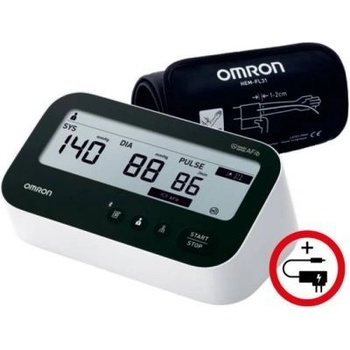 Omron Апарат за измерване на кръвно налягане Omron M4 Connect AFib + адаптер (HEM-7196T1-FLE+AC)