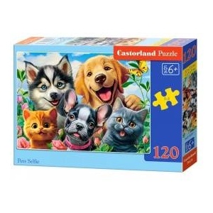 Castorland Puzzle 120-piece Pets Selfie B-13609-1