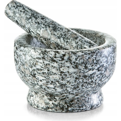 Zeller Kuchyňský Hmoždíř GRANIT s paličkou, šedý, 13×8 cm – Zboží Dáma