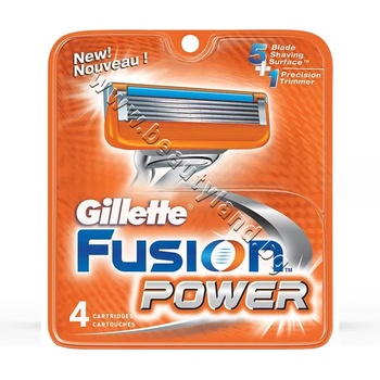 Gillette Ножчета Gillette Fusion Power, 4-Pack, p/n GI-1300847 - Резервни ножчета за самобръсначка (GI-1300847)