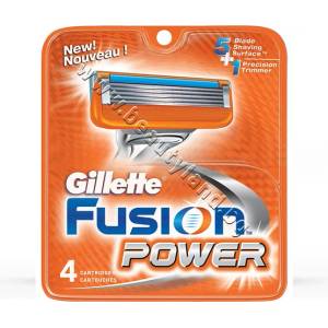 Gillette Ножчета Gillette Fusion Power, 4-Pack, p/n GI-1300847 - Резервни ножчета за самобръсначка (GI-1300847)