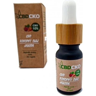 CBDCKO CBD olej jahoda 10% 10ml