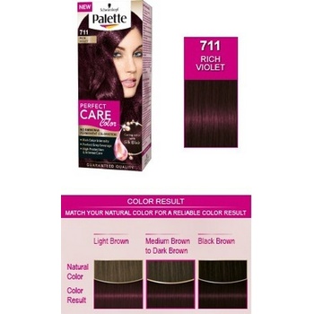 Pallete Perfect Color Care 711 Sytě fialový barva na vlasy
