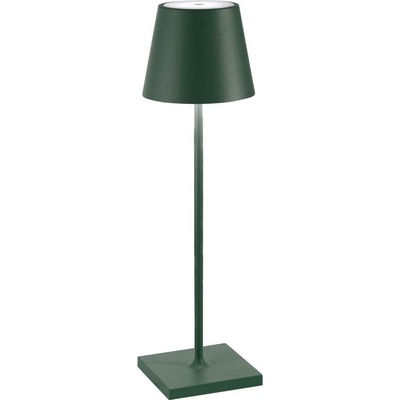Zafferano Настолна лампа Poldina 38 см тъмнозелена (LD0340M3)